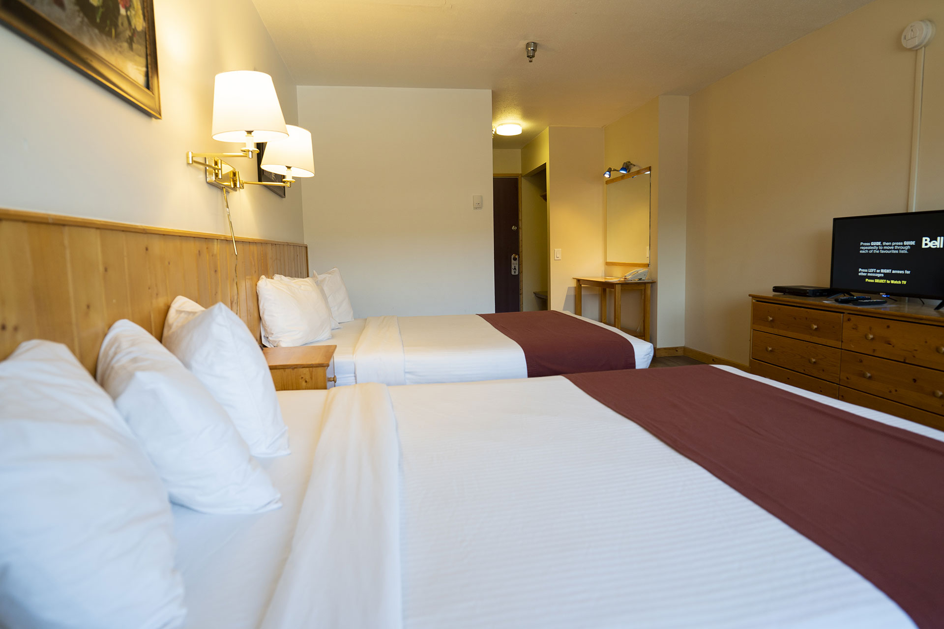 Two Queen Beds Hotel Room